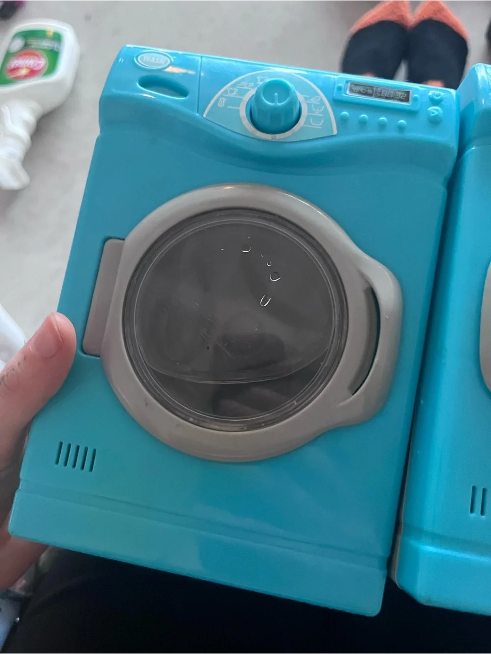 Toy Mini Washer and Dryer Set - Turquoise